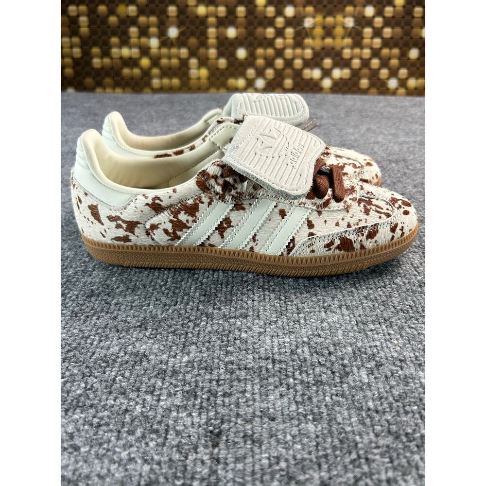 Adidas Samba LT W Cow Print Pony Hair Mary Jane Shoes Women's 5.5 - Picture 8 of 11